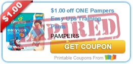 $1.00 off ONE Pampers Easy Ups Training Pants
