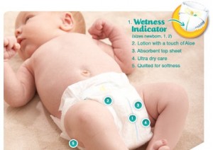 pampers swaddlers wetness indicator